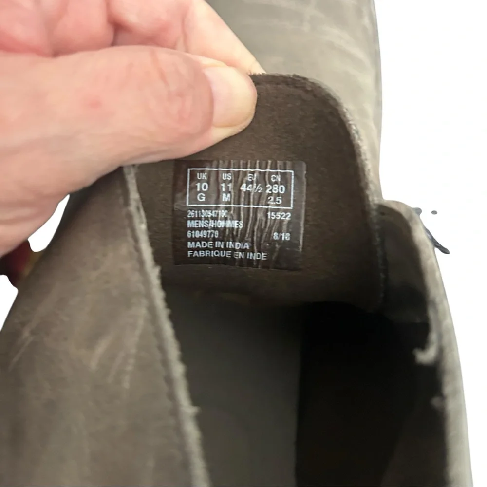 Clarks Men’s Bushacre 2 Chukka Boots 26130579 Brown Leather Size 11