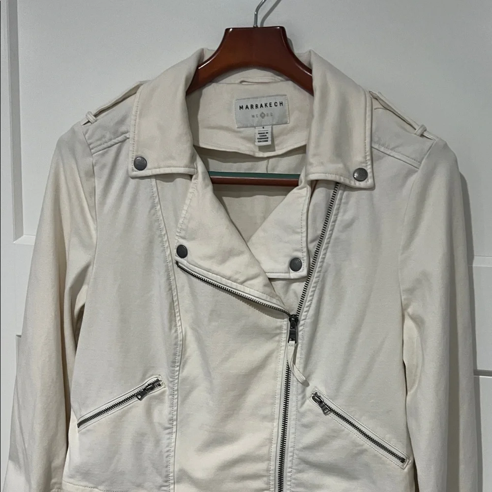 Anthropologie Marrakech Jaxon Knit Moto Jacket Sz S