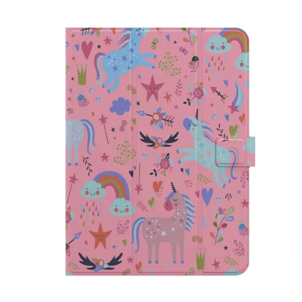 Kids Universal Tablet Case Pink Unicorns Brand New