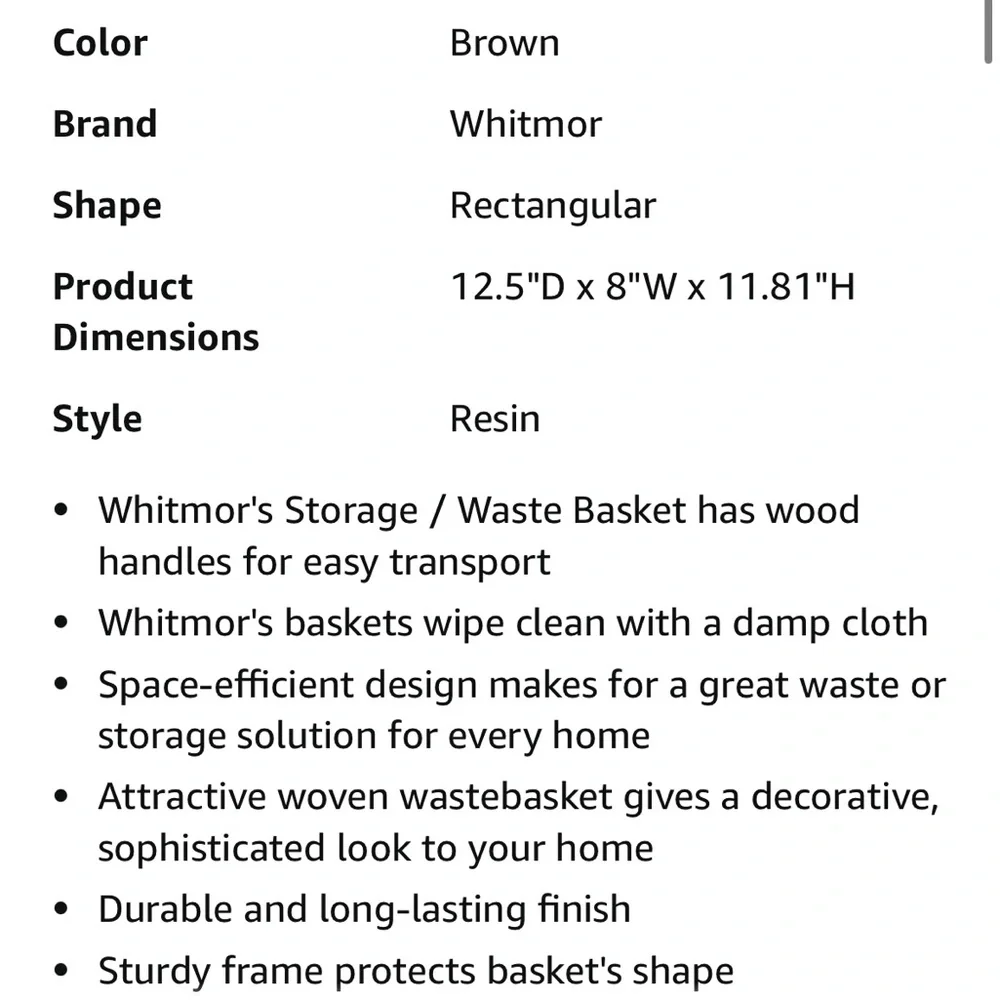 whitmor new tag