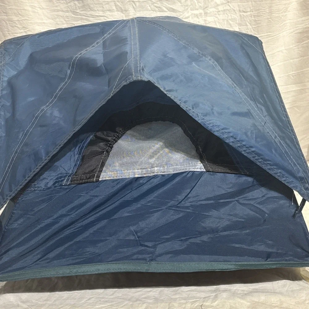 TT Miniature Tent Display Model Salesman Store Sample~Barbie Doll ~Cat/Dog Blue