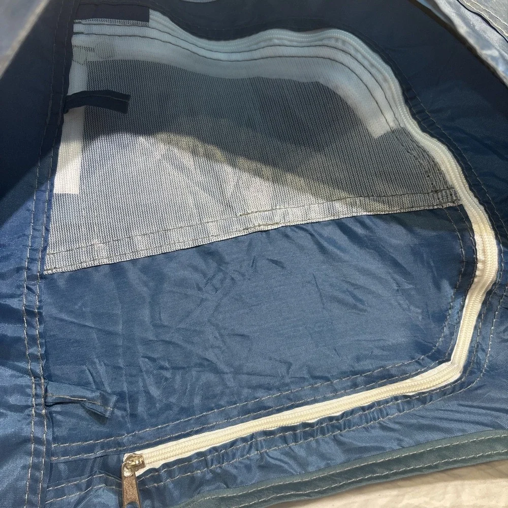 TT Miniature Tent Display Model Salesman Store Sample~Barbie Doll ~Cat/Dog Blue