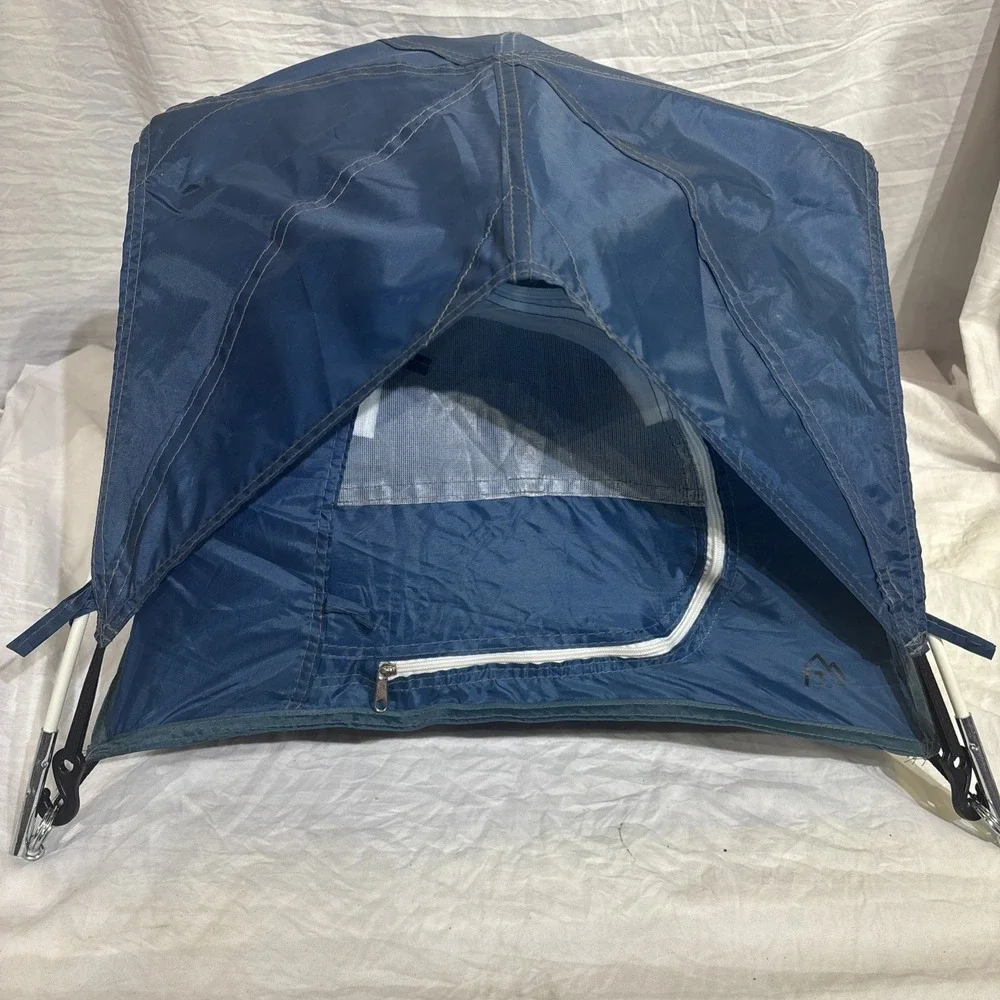 TT Miniature Tent Display Model Salesman Store Sample~Barbie Doll ~Cat/Dog Blue