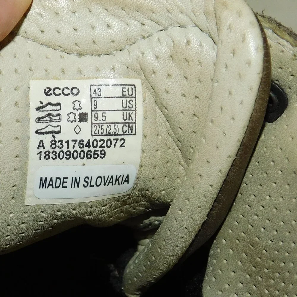 Ecco hiking footwear