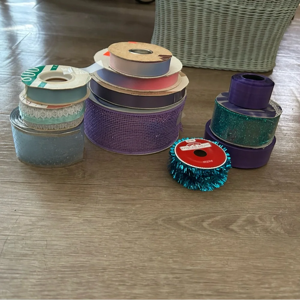 Vintage ribbon used