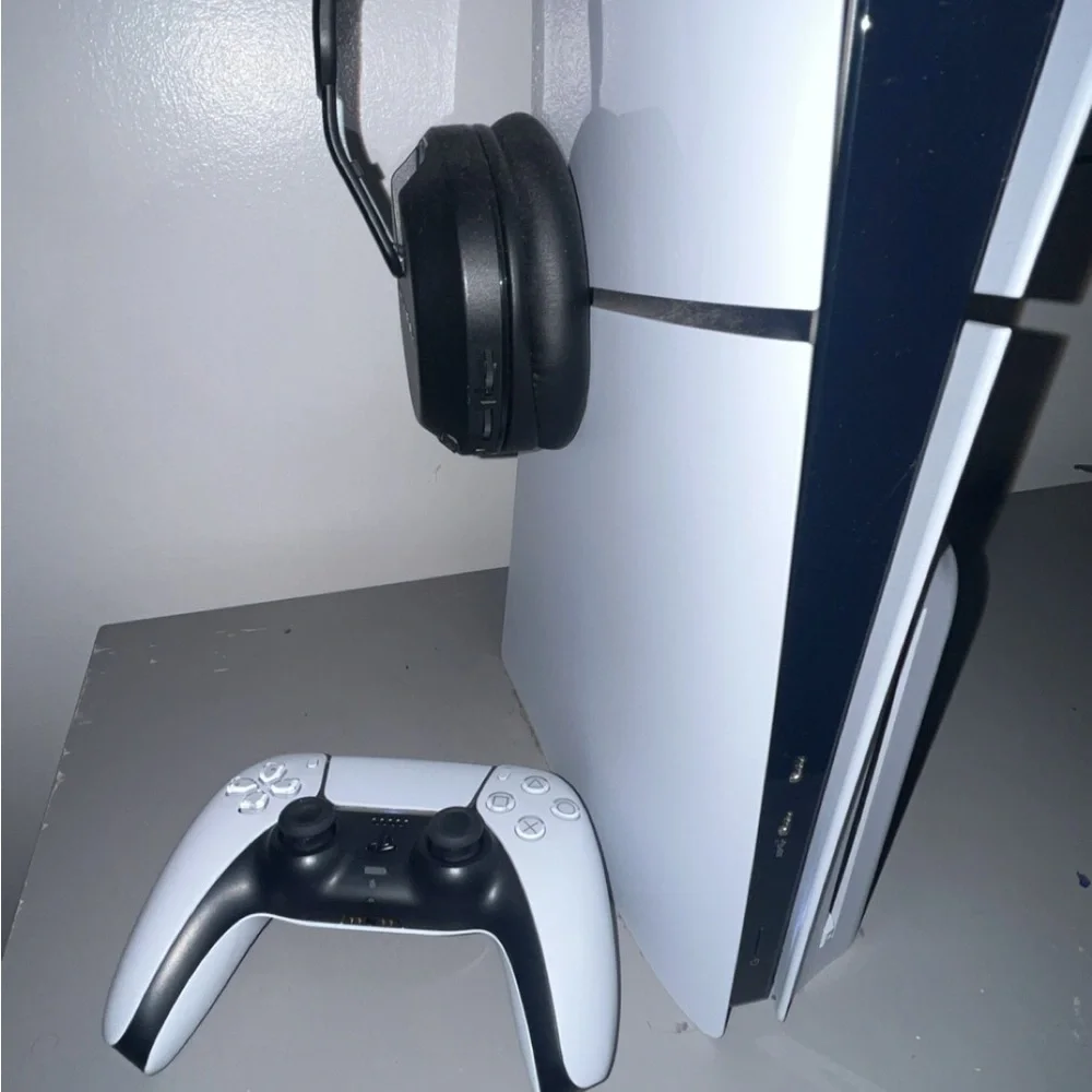 Sony PlayStation 5 Console with DualSense and Headset - White and Black