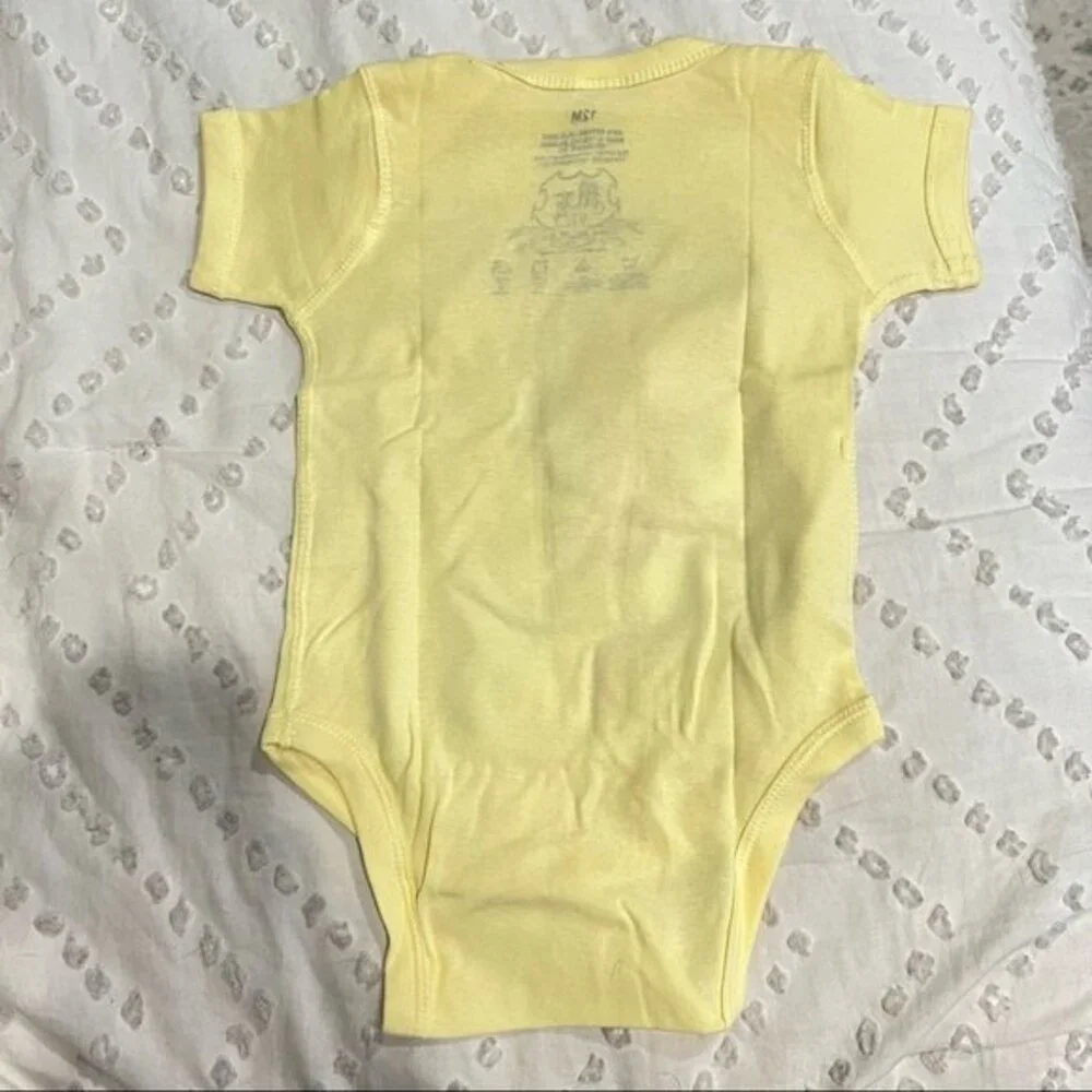 NEW Mad Engine MLP My Little Pony Sky Magic Unicorn Yellow Bodysuit 12 months