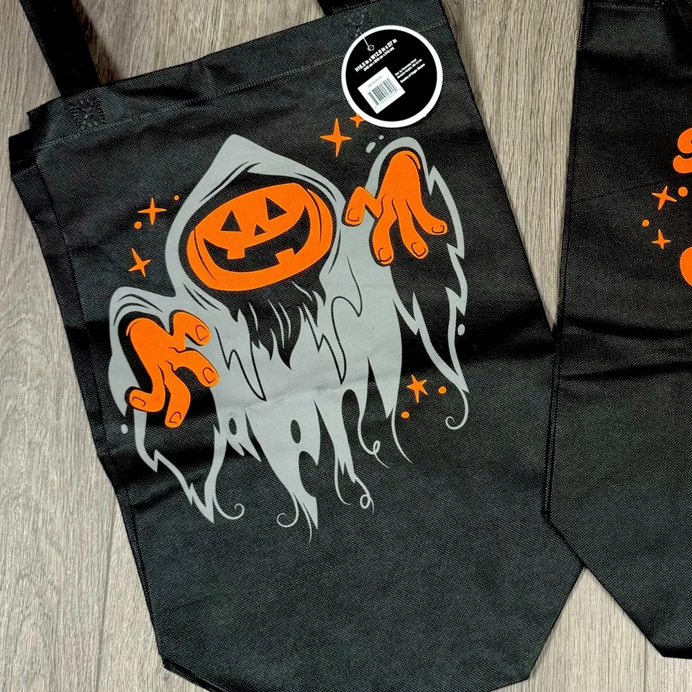 Target Bullseye Set of 2 Halloween My Name is Lewis Trick or Treat Large Bags