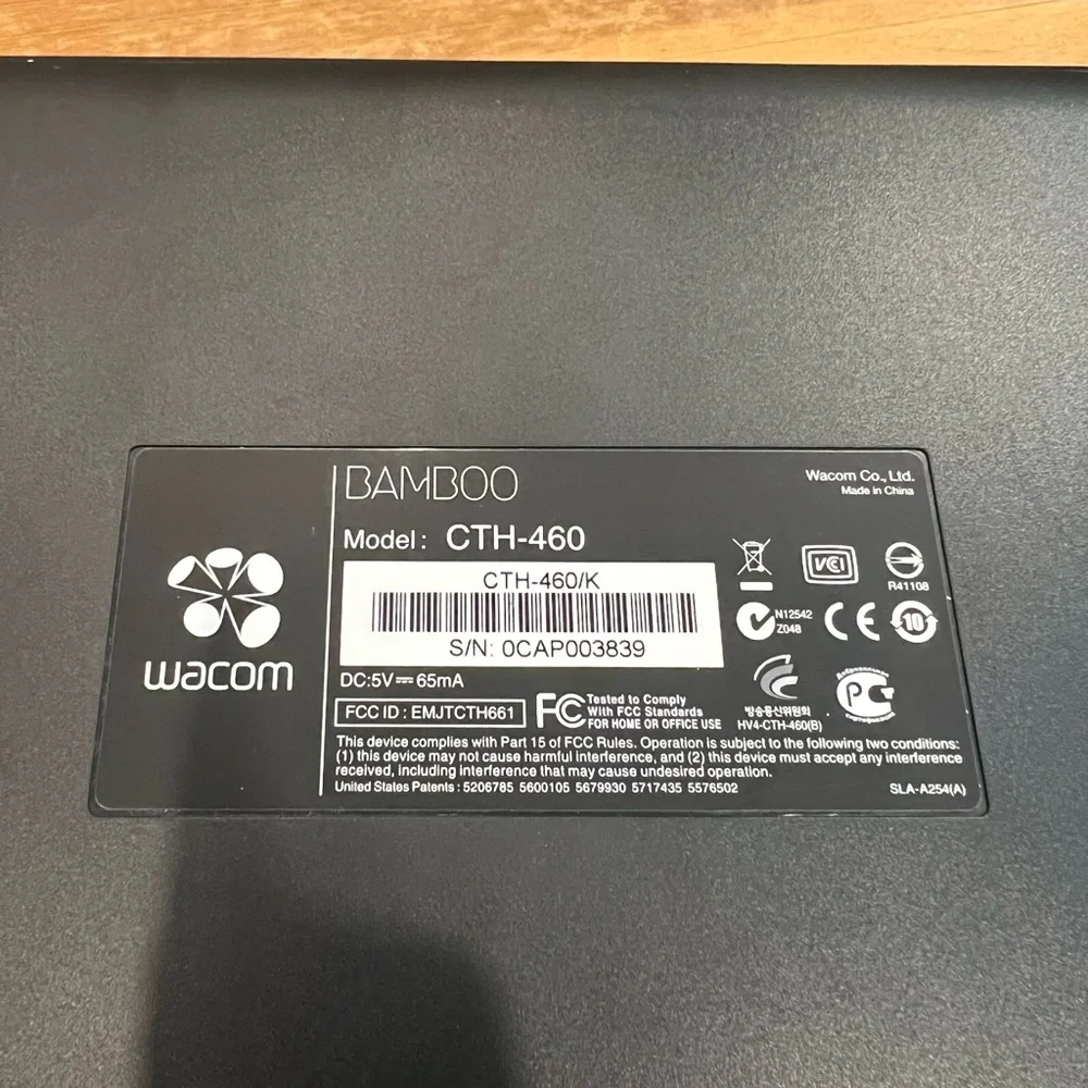 BAMBOO wacom cth