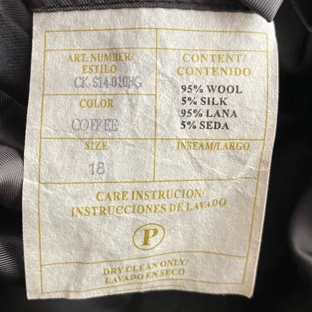 Carven black wool
