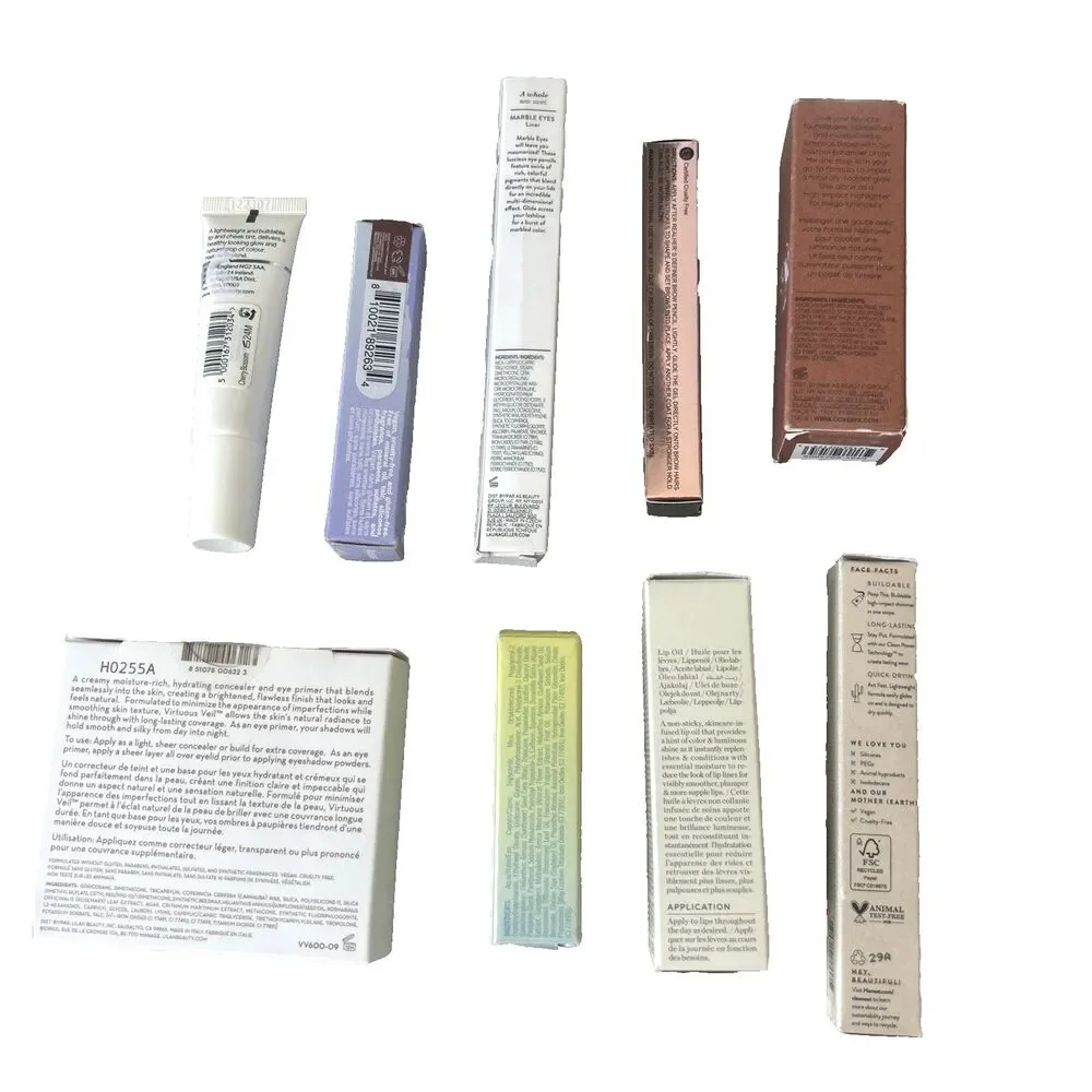 HIGH END BEAUTY MAKEUP Bundle 9pc LOT Lash Lip Concealer Blush Brow Full Sz NEW
