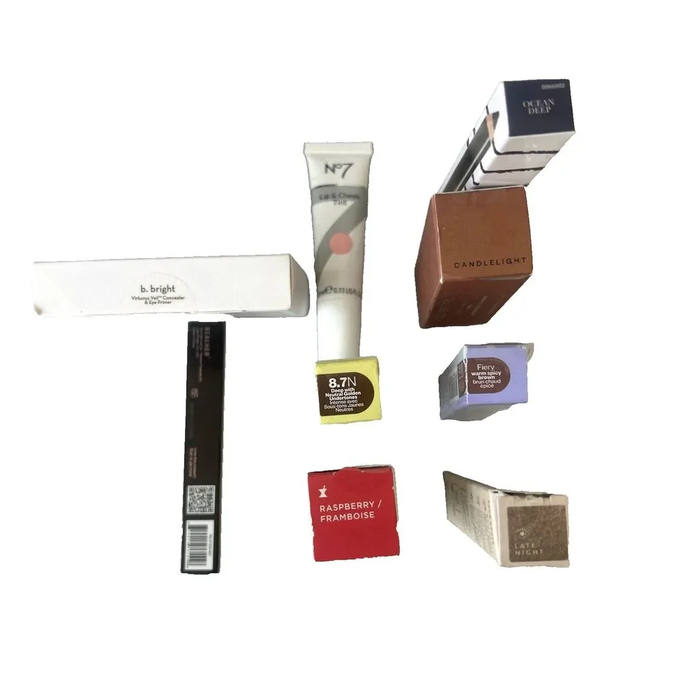 HIGH END BEAUTY MAKEUP Bundle 9pc LOT Lash Lip Concealer Blush Brow Full Sz NEW
