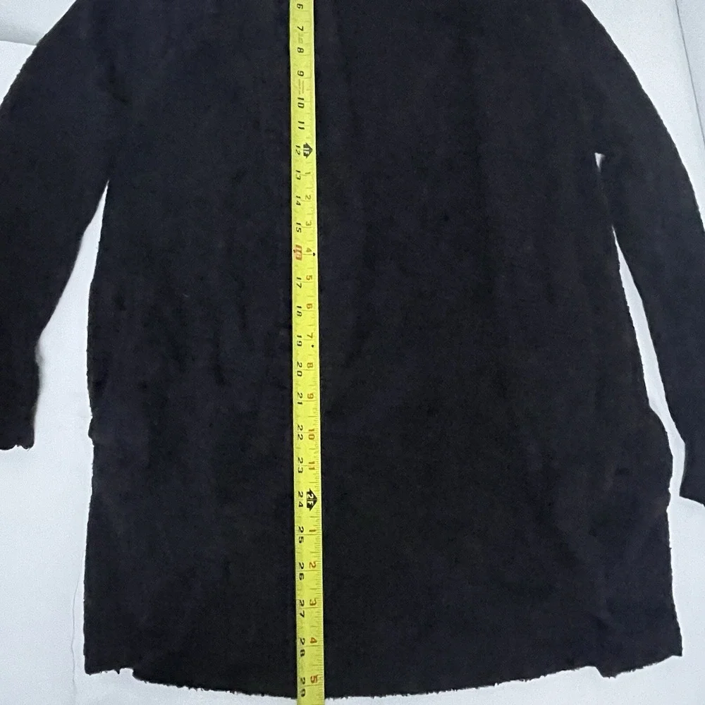Barefoot Dreams Cardigan XS/S Small Black Cozy Chic Lite Open Soft Sweater