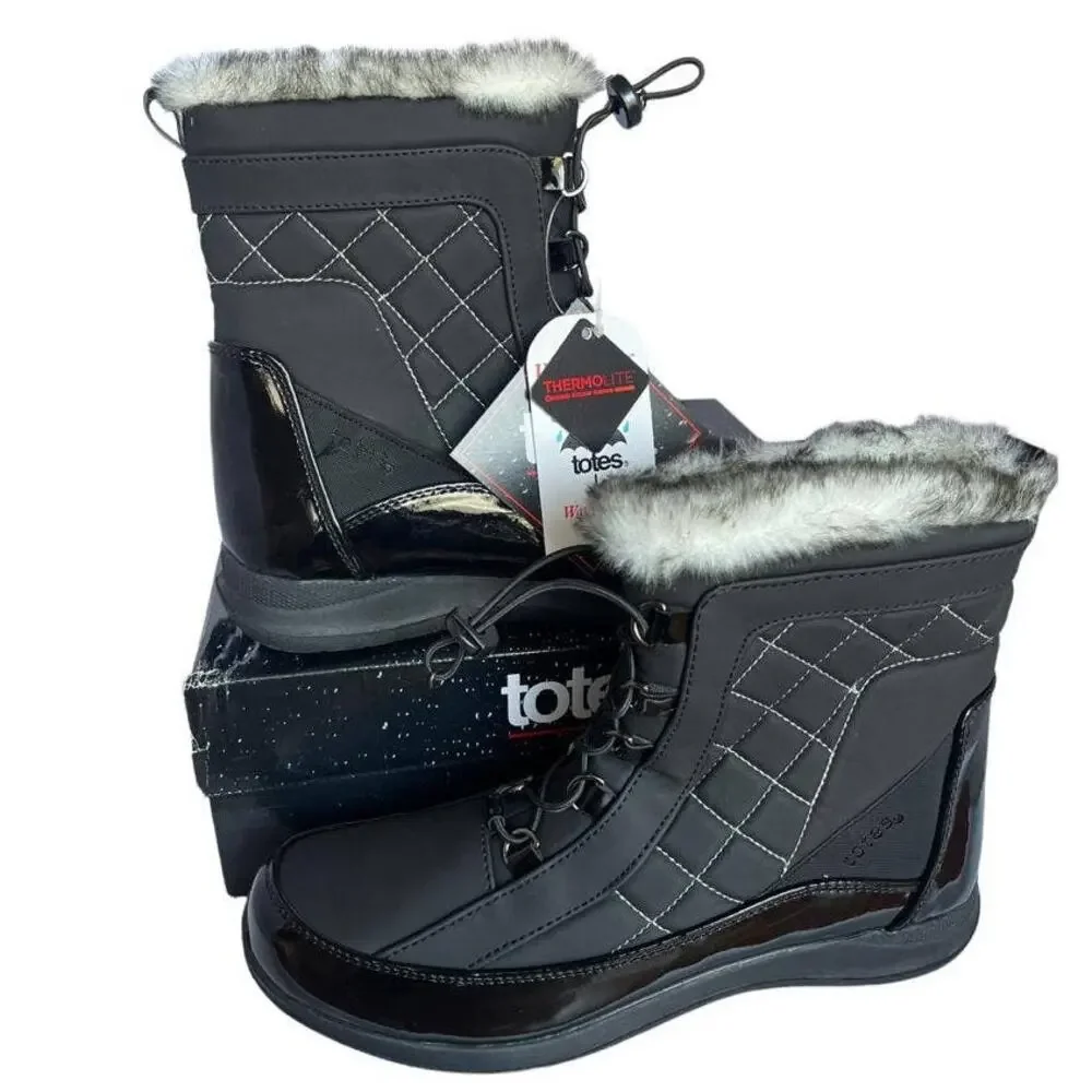 💎✨NEW IN BOX✨💎TOTES LISA Black Women's BOOTS