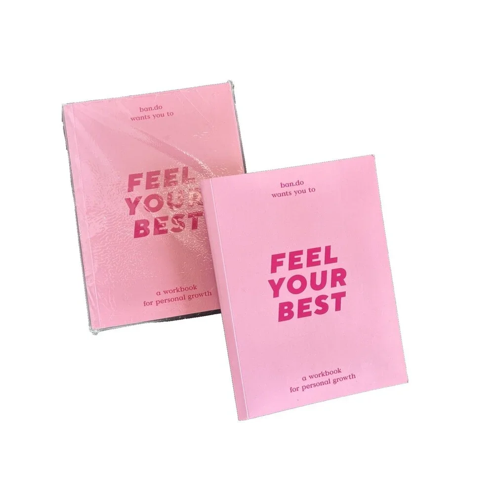 FEEL YOUR BEST LOT of 2 pcs/Journals from Ban do- A Workbook For Personal Growth