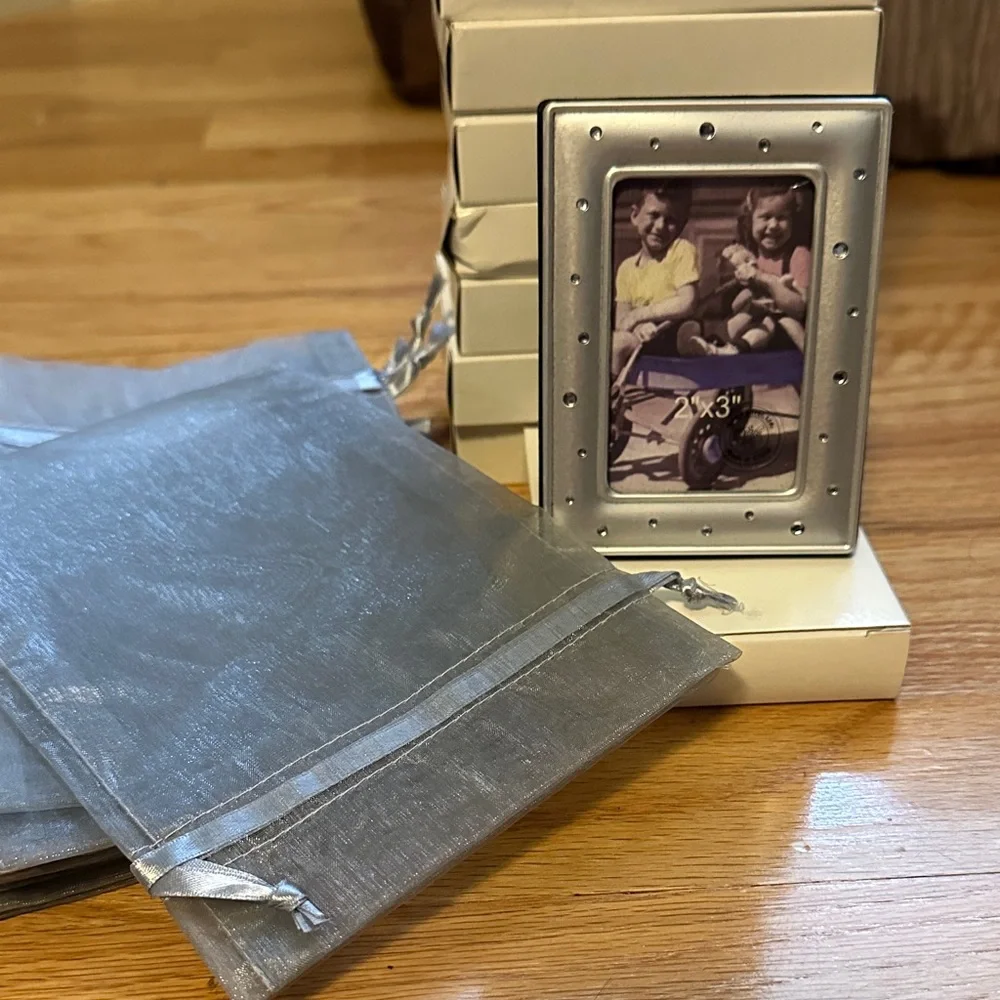 Silver Photo Frame with Gift Bags