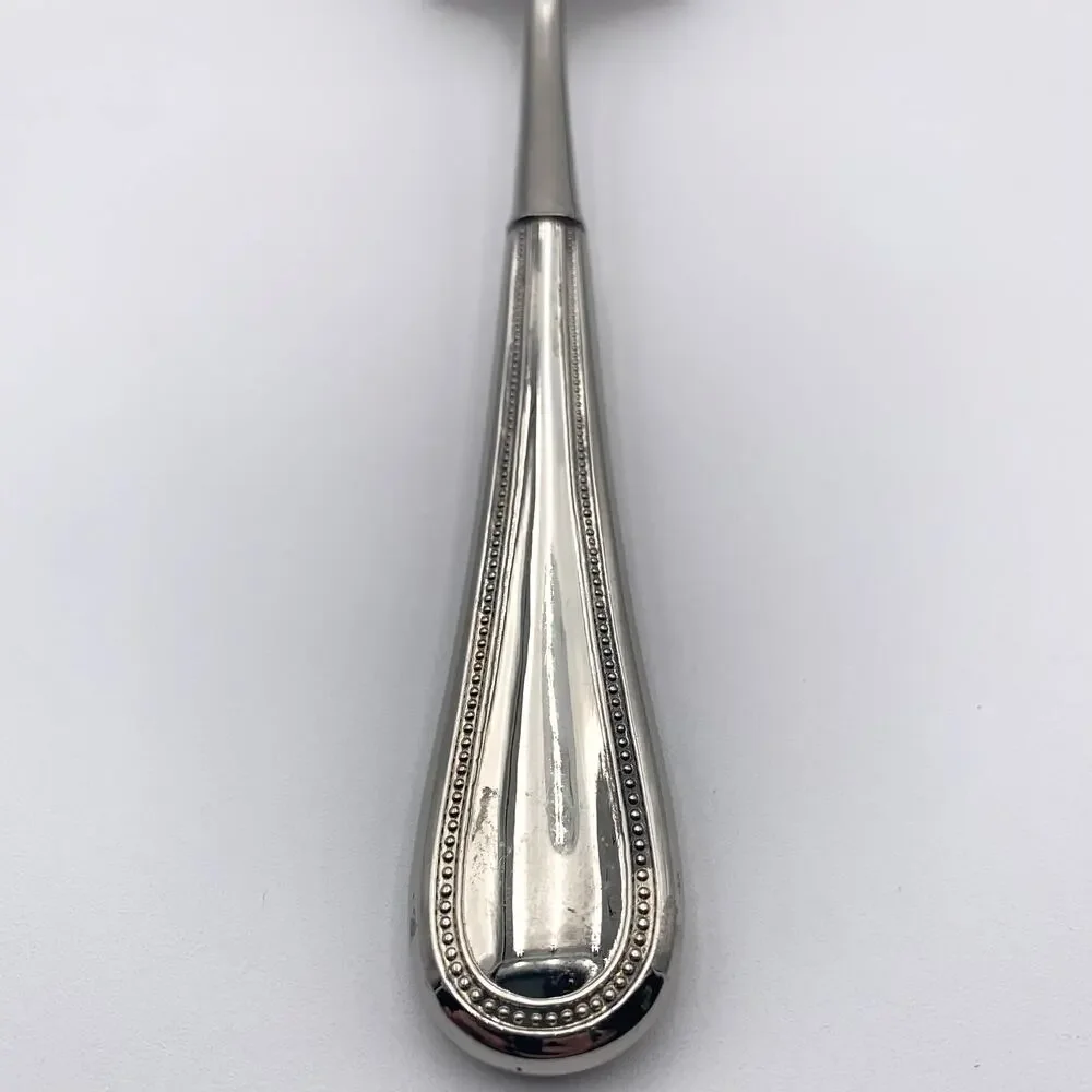 Towle Pasta Server Silverplated Beaded Design T8666704