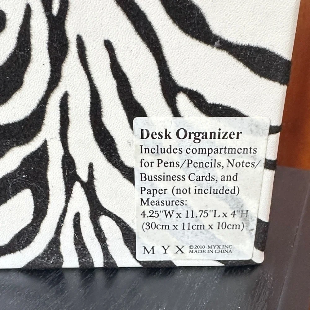 MYX Inc flocked zebra