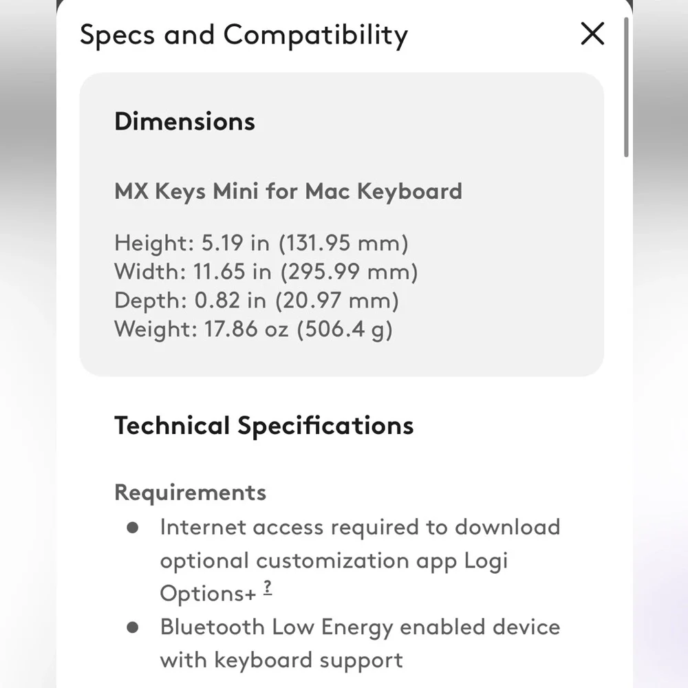 Logitech compact wireless