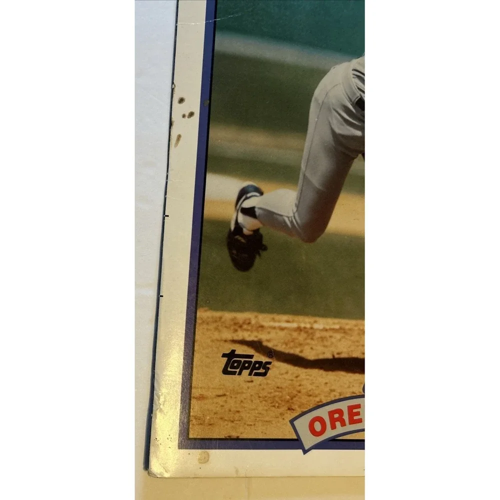 Topps 89 Oreal Hershiser dodgers Baseball Duo-Tang Paper Pocket Folder See Pic