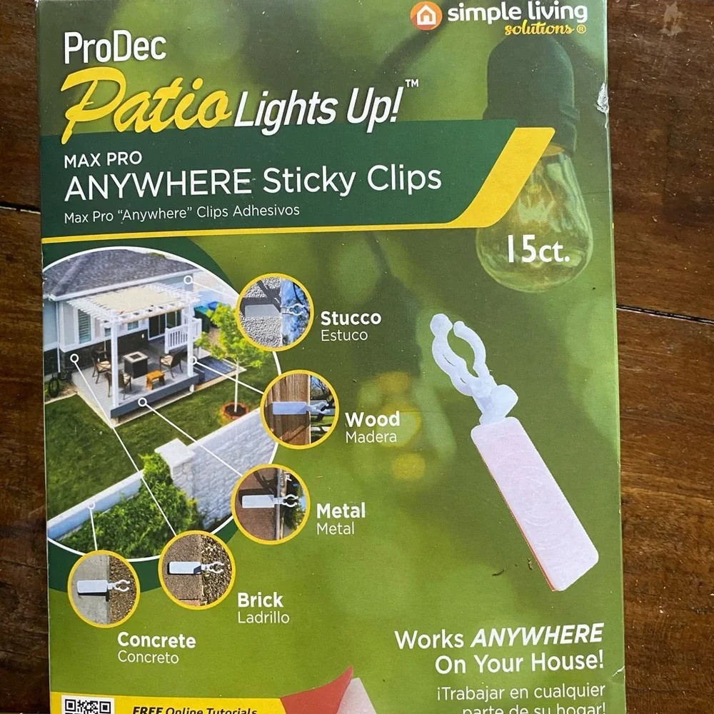 NWT🔥Casalux String Lights with ProDec Patio Light Clips