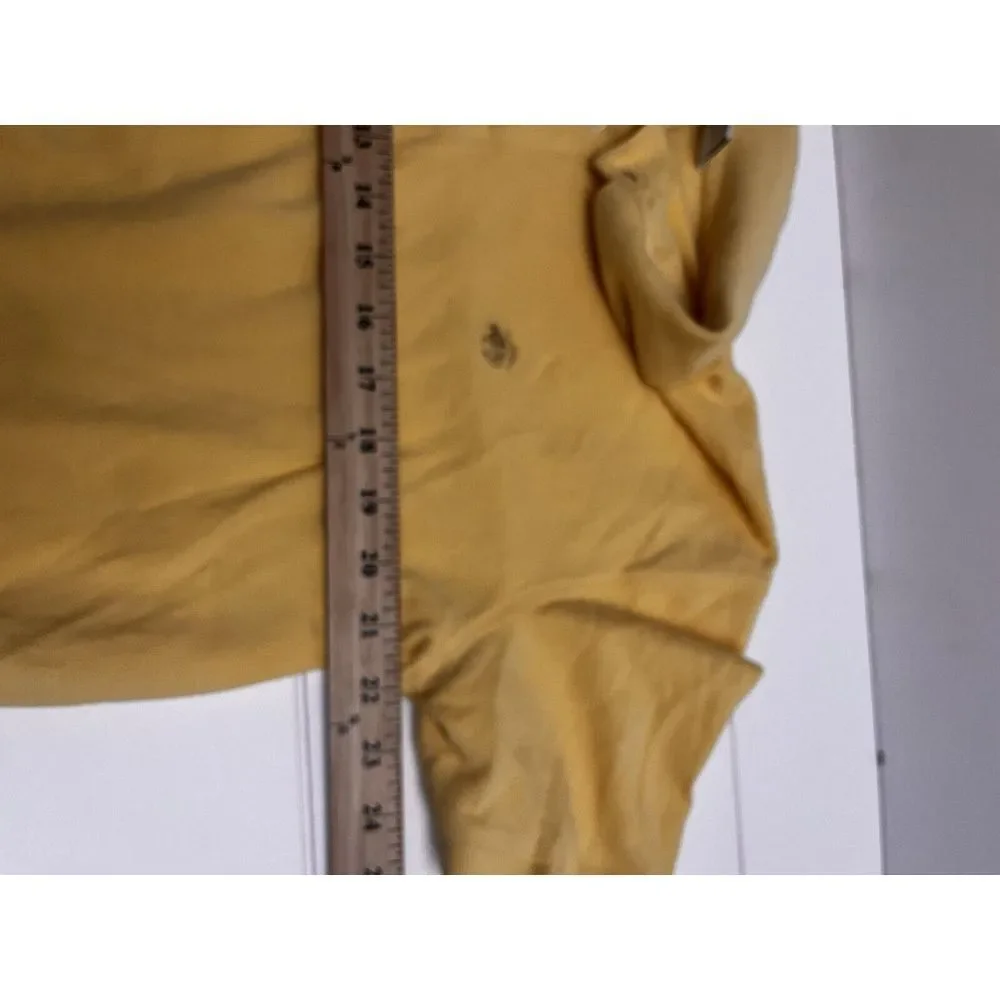 Brooks‎ Brothers 346 Men's Polo Shirt Size XL Yellow Original Fit 100% Cotton