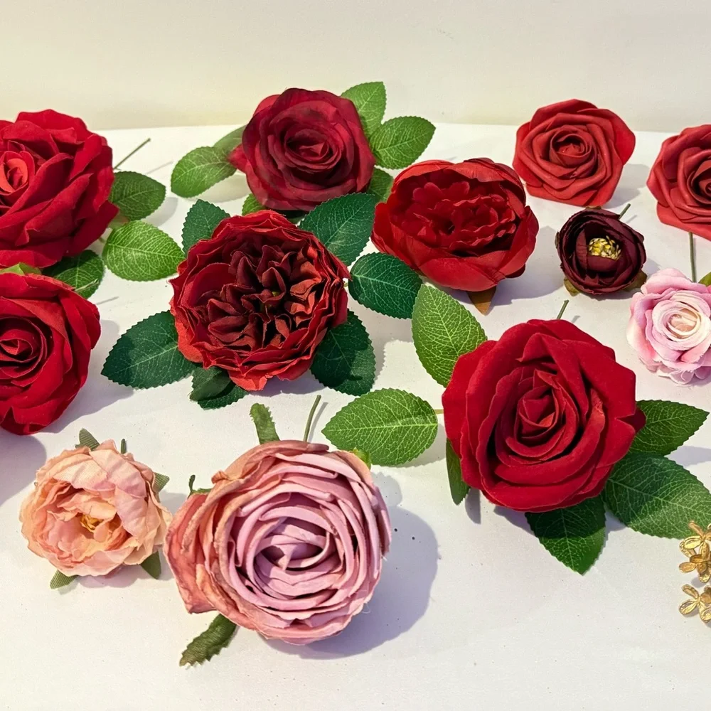 N/A handmade rose centerpieces