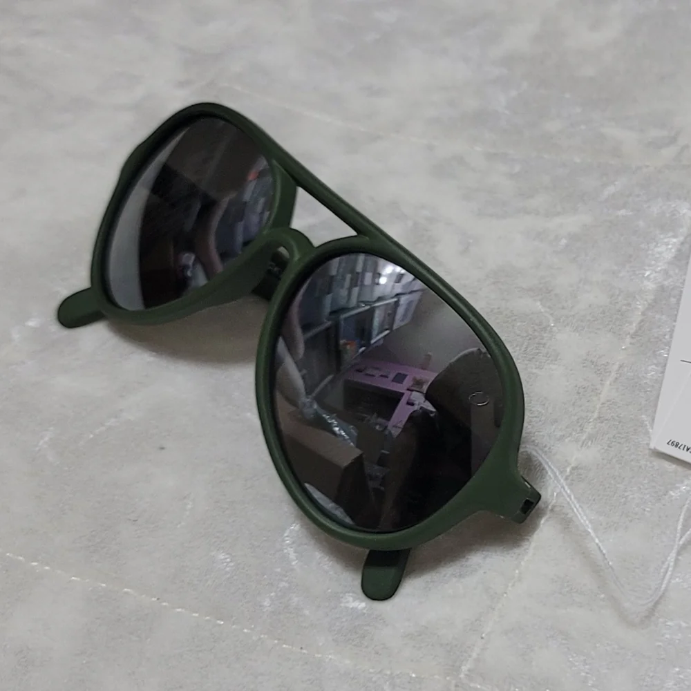 Janie And Jack Green Aviator Boys Sun Glasses