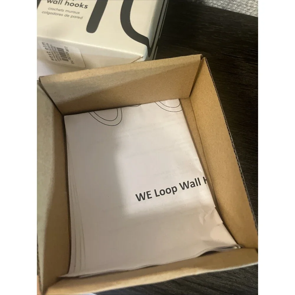 3 West Elm Brand New Black Powder-coated Metal Wall Hooks Coat Hanger