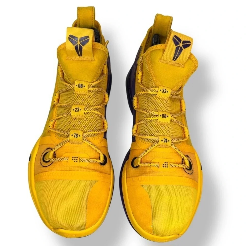 Nike Kobe AD Exodus Lakers Home Amarillo Yellow Court Purple Men 8