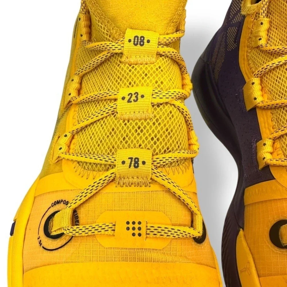 Nike Kobe AD Exodus Lakers Home Amarillo Yellow Court Purple Men 8
