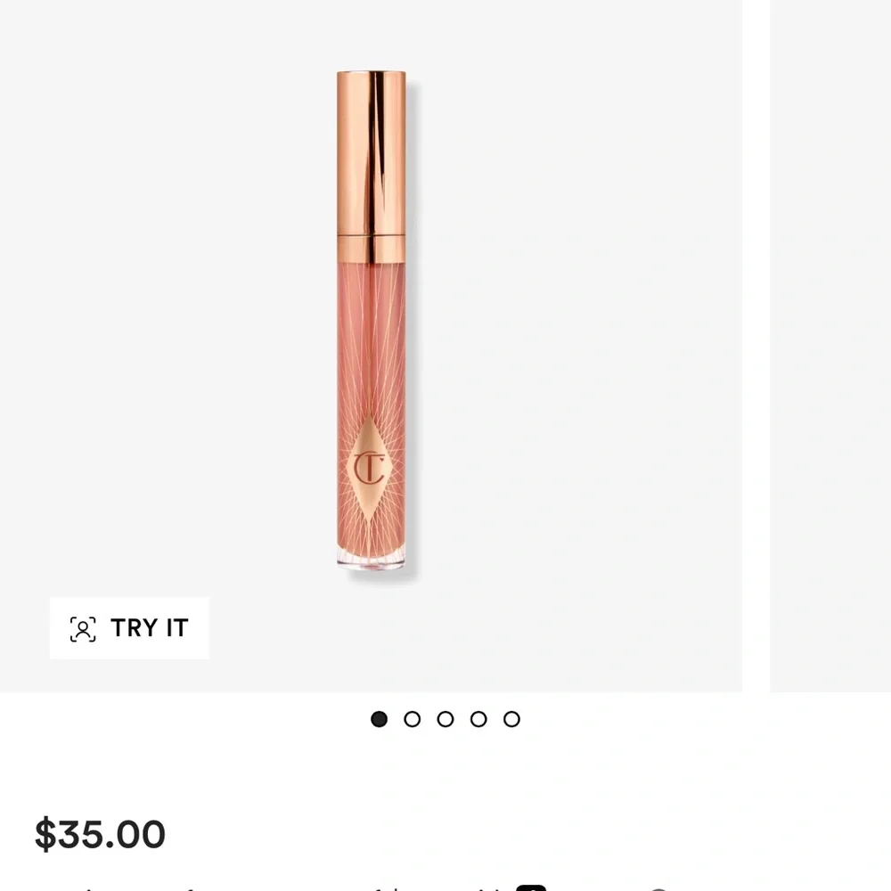 Charlotte Tilbury Peach Lip Gloss