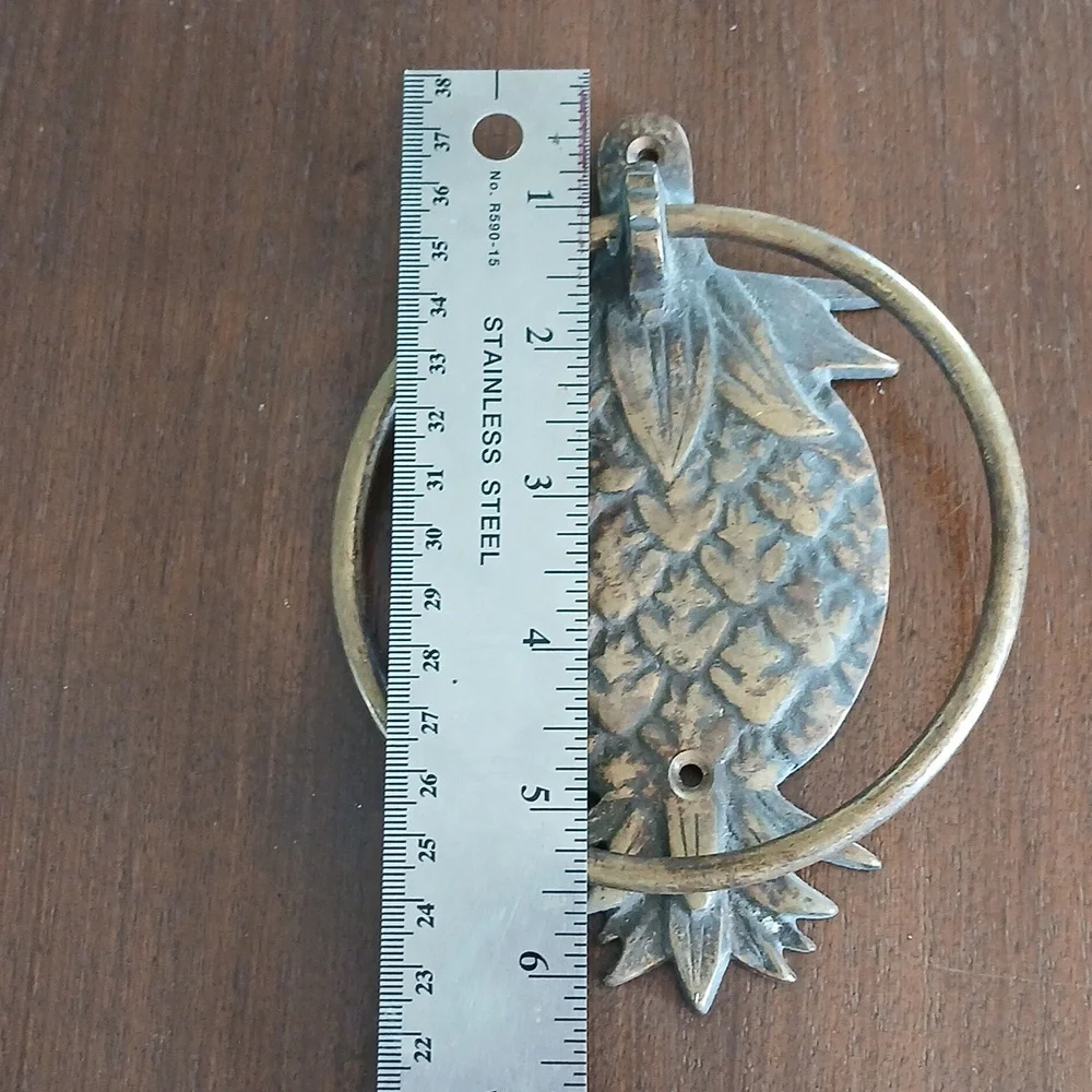 Vintage Brass Pineapple Door Knocker Wall Decor