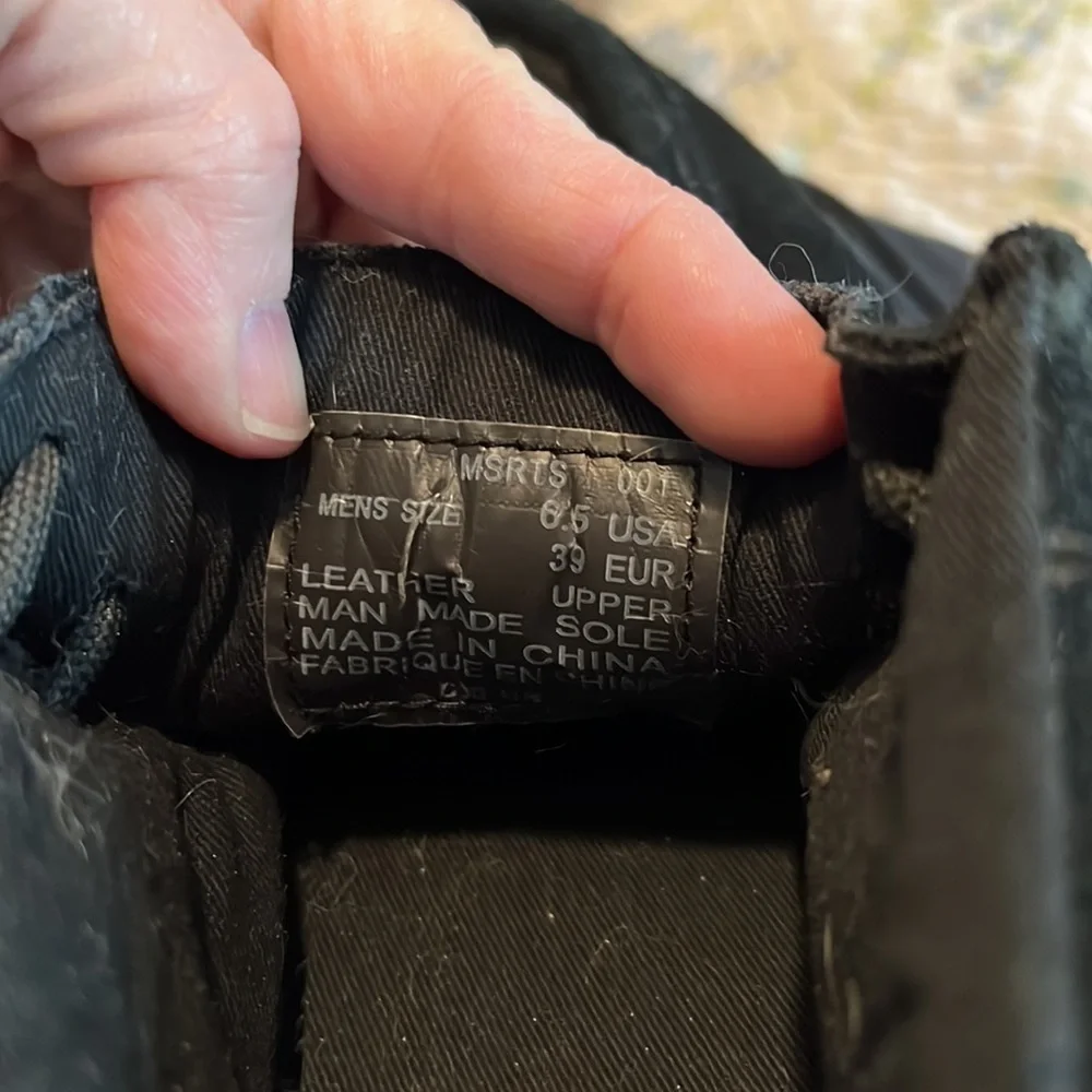 Lugz black leather