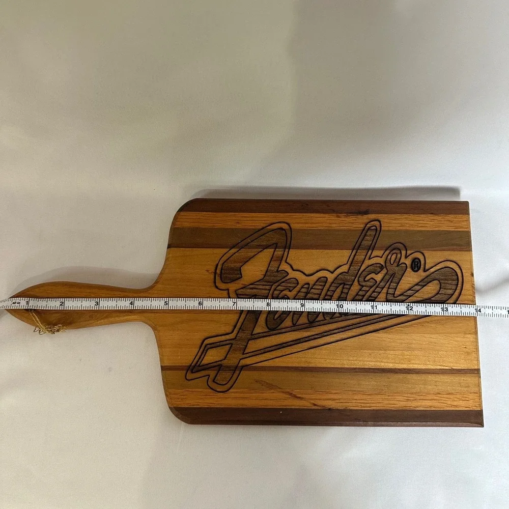 Fender wood logo