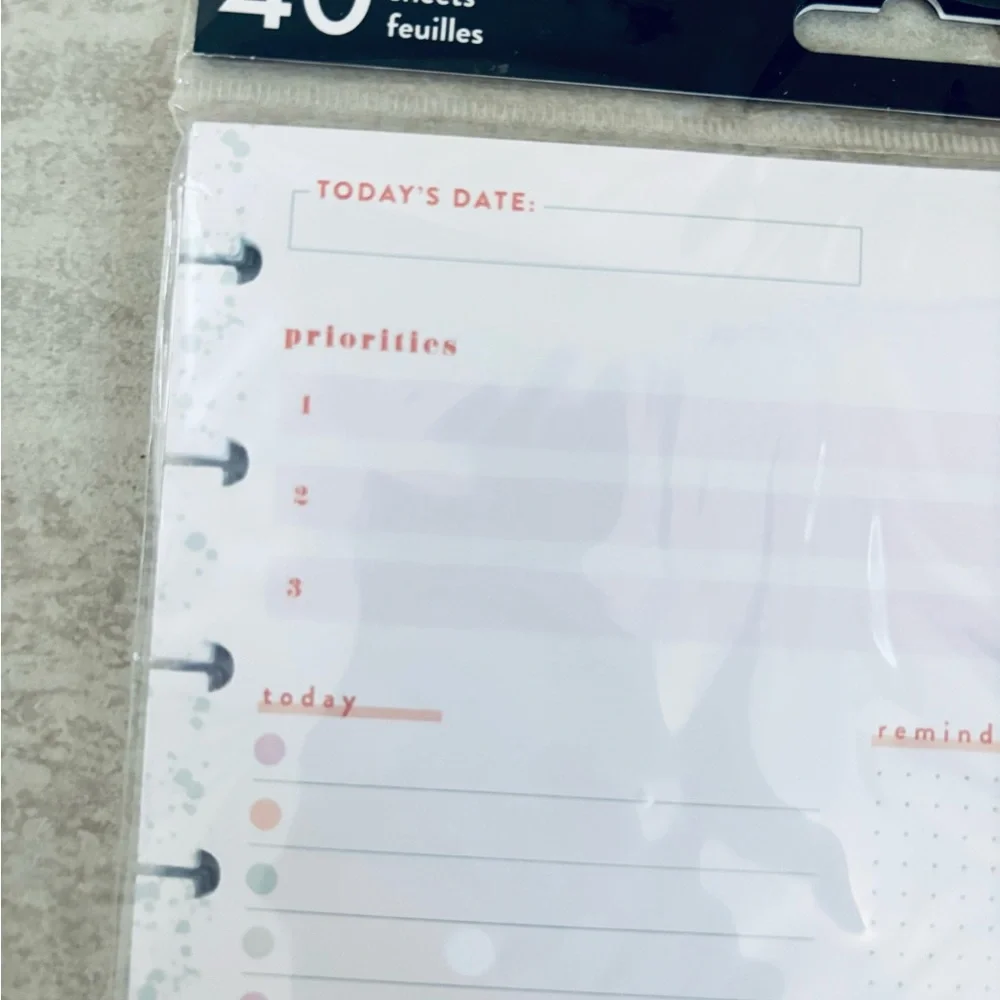 ❗️The Happy Planner Self-Care and Reminders Paper Pack