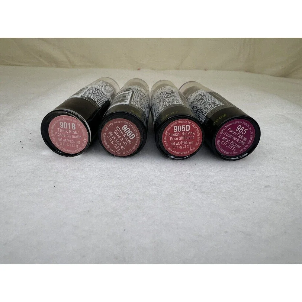 Lot Of 4 Wet n Wild Megalast Lip Color Lipstick #901B‎ #905D #906D #965 Sealed