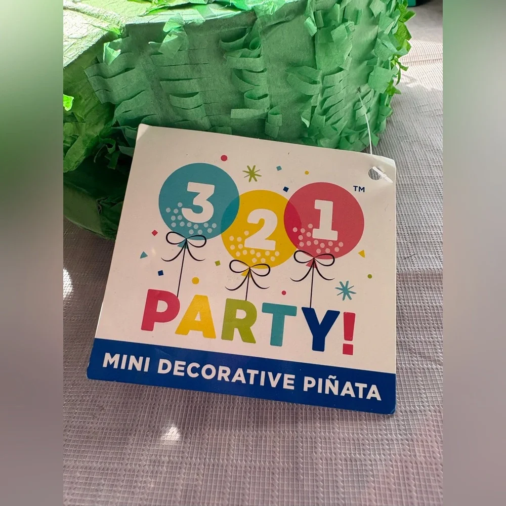 3-2-1 party mini green