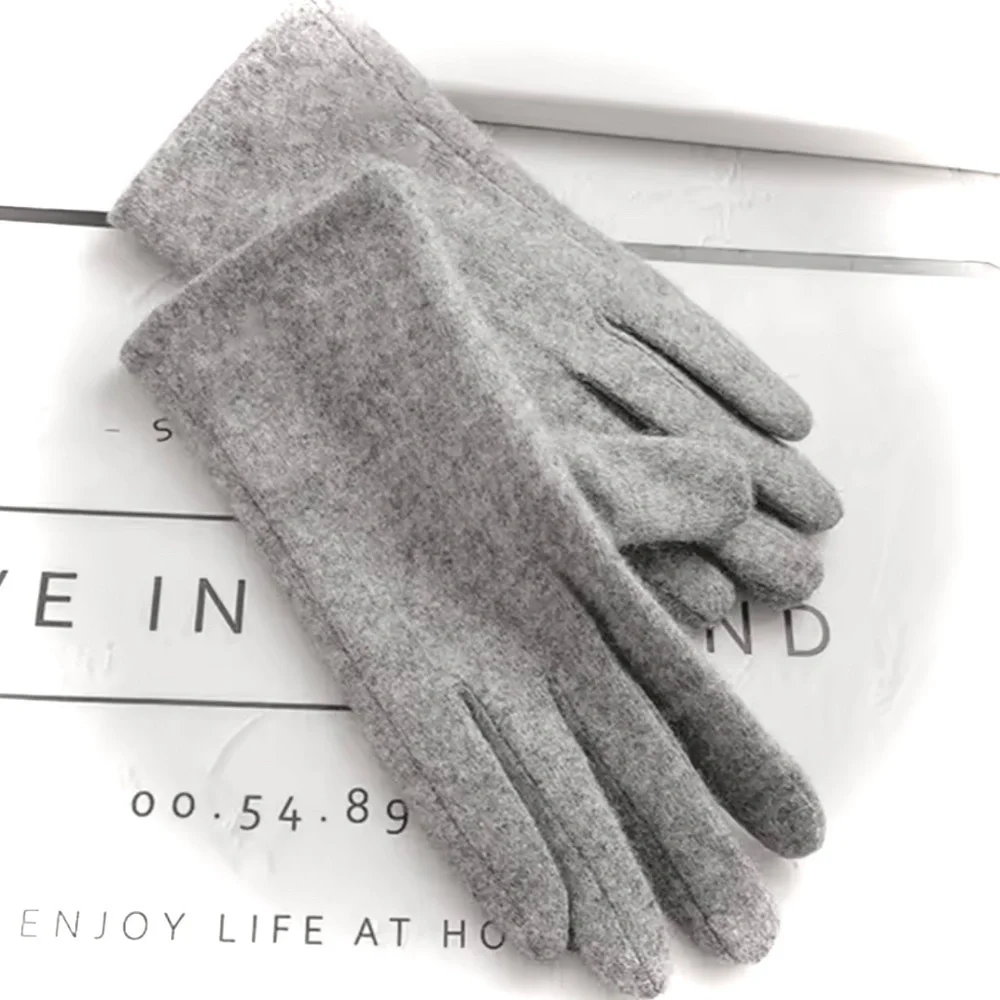Cashmere & Wool Blend Gloves luxury cashmere