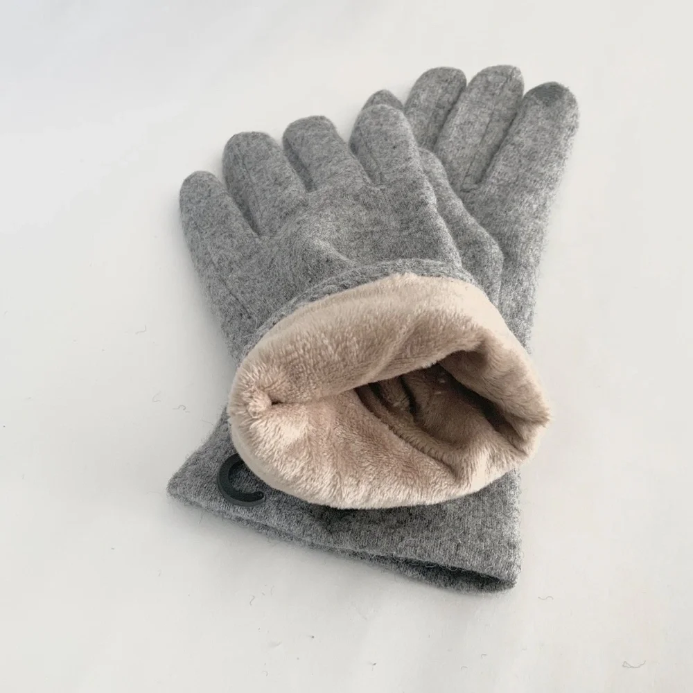 Cashmere & Wool Blend Gloves luxury cashmere