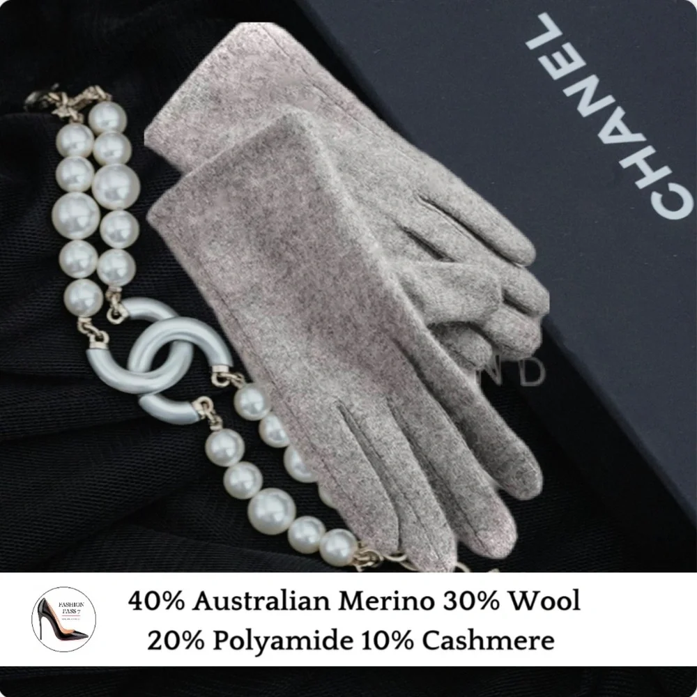 Cashmere & Wool Blend Gloves luxury cashmere