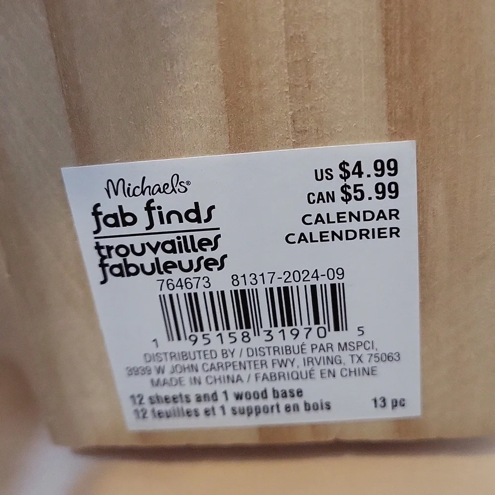 fab finds 2025 calendars