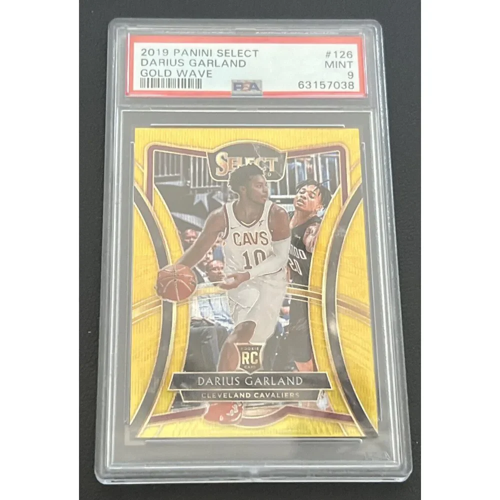 2019-20 Select Darius Garland #126 Premier GOLD Wave Rookie PSA 9‎ Cavs LOW POP