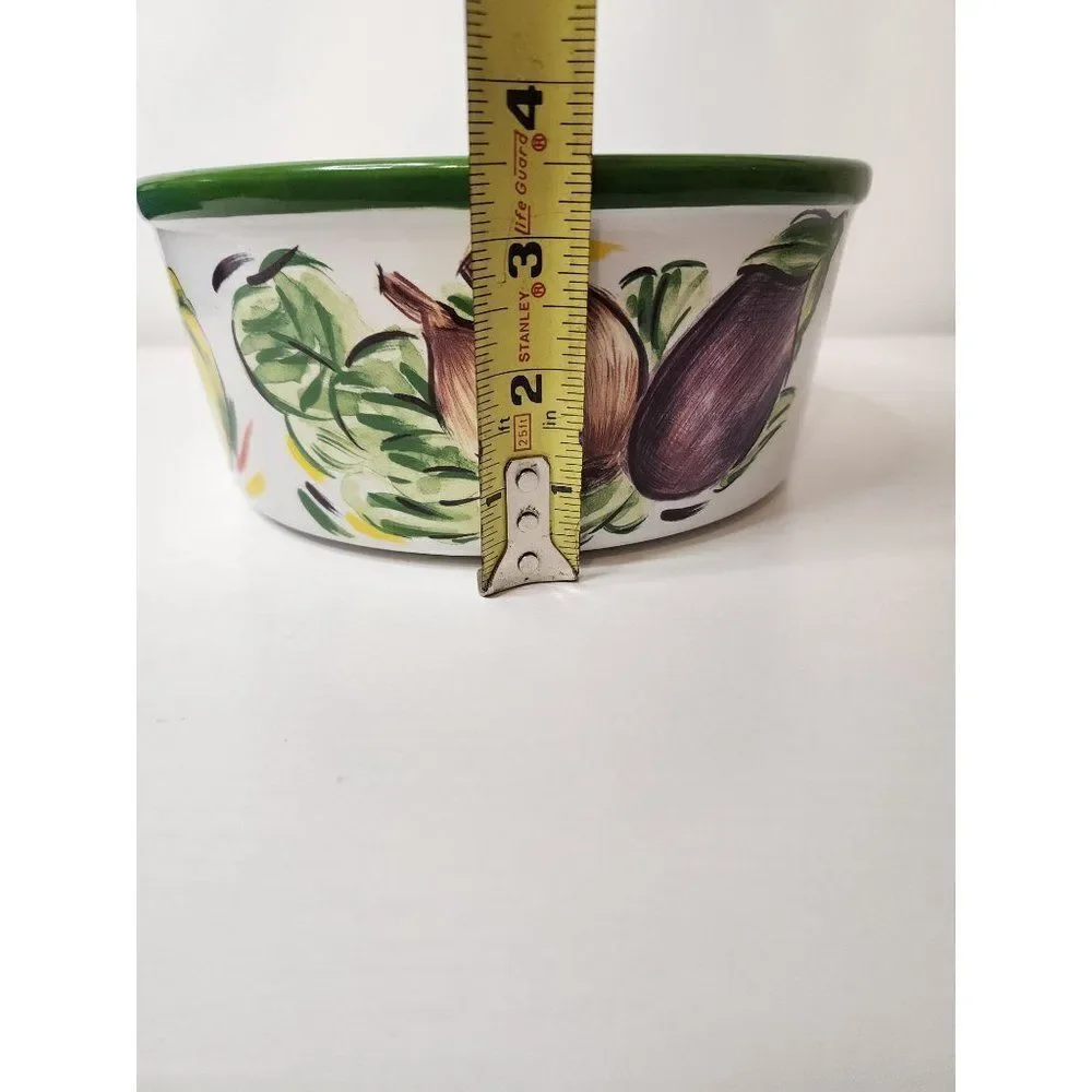 Minestrone ceramic vegetable