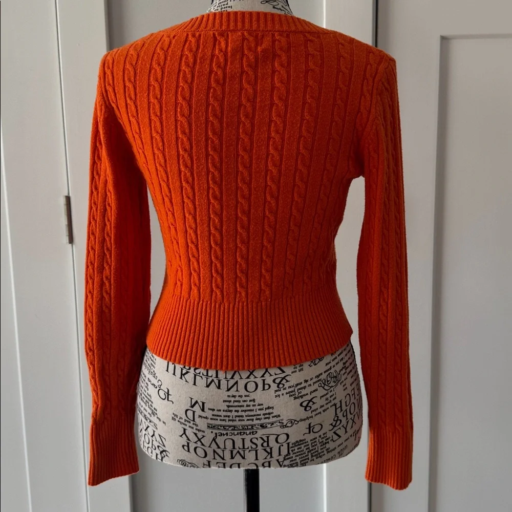 Jessica Simpson vibrant orange