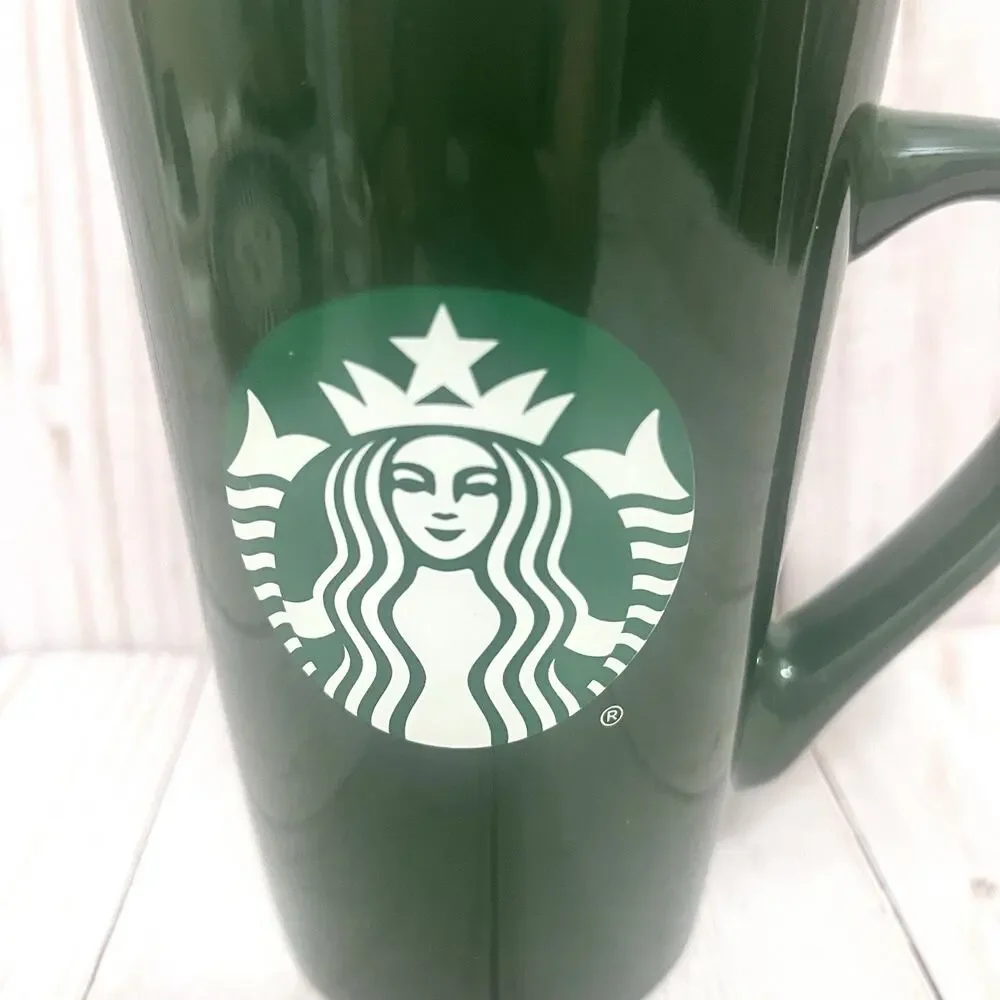 Starbucks Signature Green with Siren Logo Ceramic 16oz Coffee/Tea Mug 2020