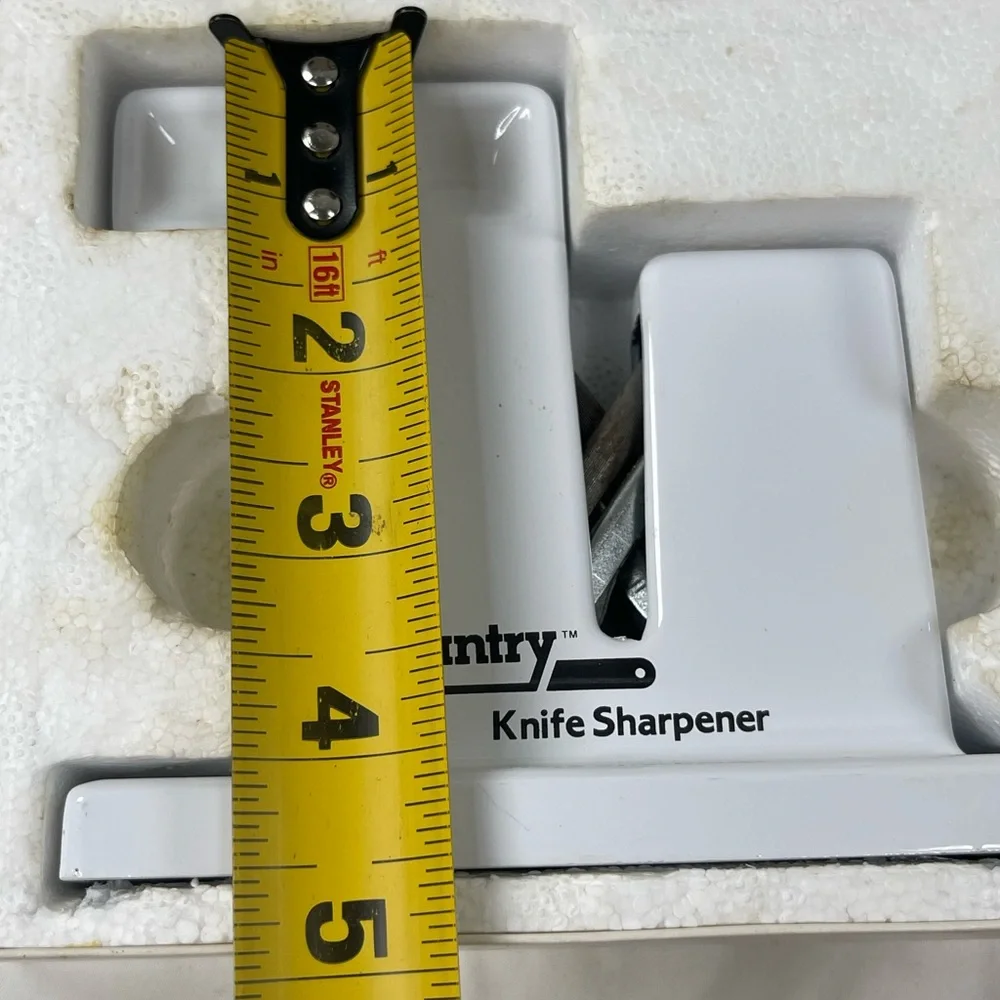 Vintage Chantry White Pull Thru Knife Sharpener