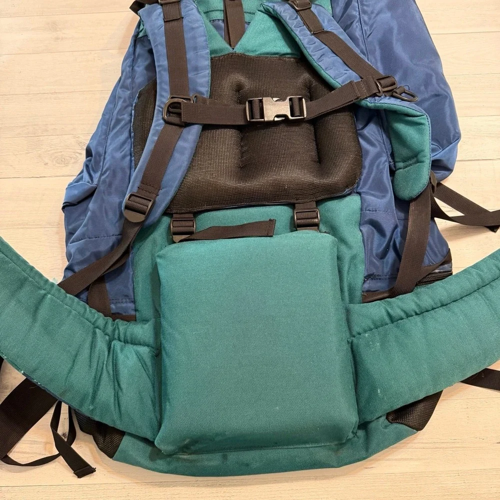 Kelty RedCloud Internal Frame Hiking Camping Backpack blue green‎
