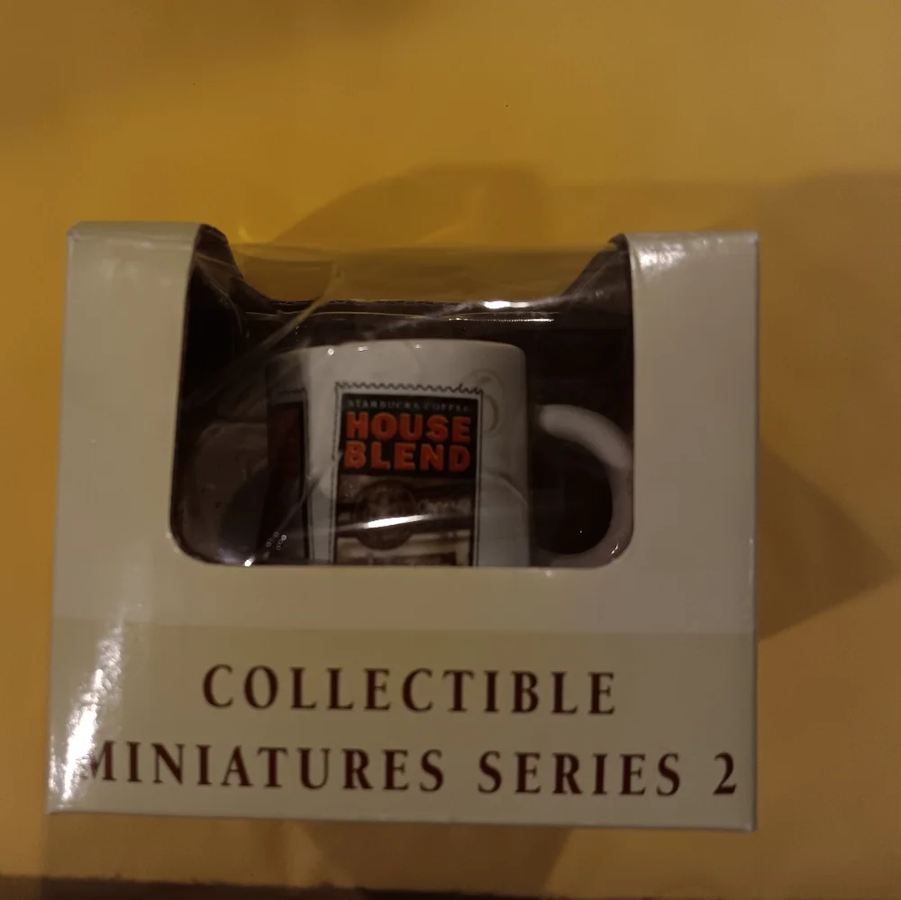 2004 Starbucks House Blend Coffee Collectible Miniatures Series 2 New In Box