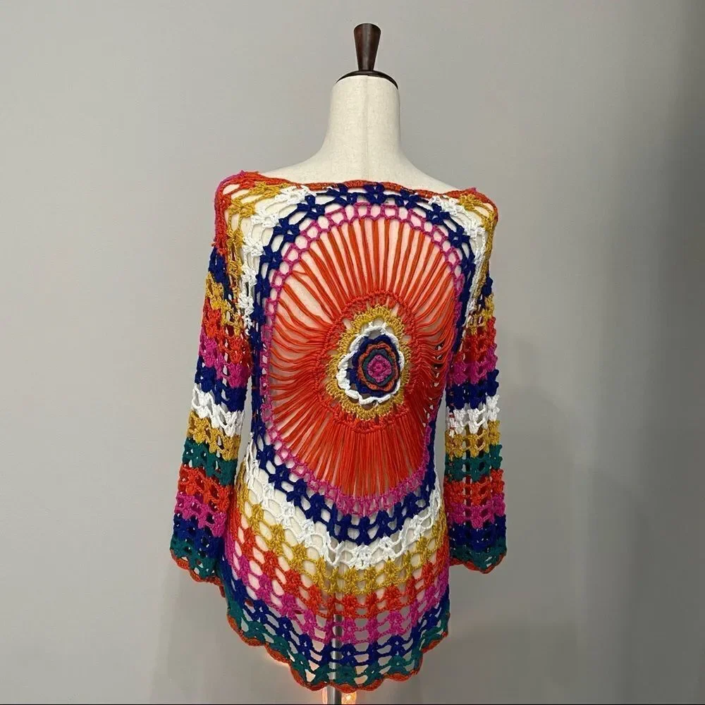 Cupshe crochet multicolor